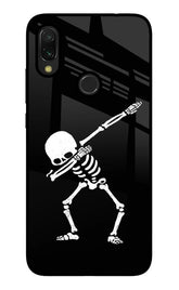Dabbing Skeleton Art Redmi Y3 Back Cover